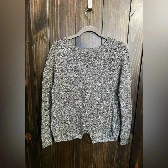 Madewell Province Cross Back Knit Pullover Sweater. Size: Small - Picture 4 of 9